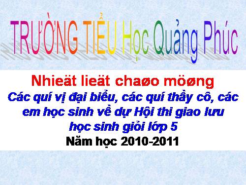 giao l­uu "Tuoi thoi kham pha"