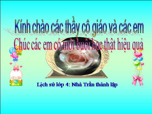 Bài 12. Nhà Trần thành lập