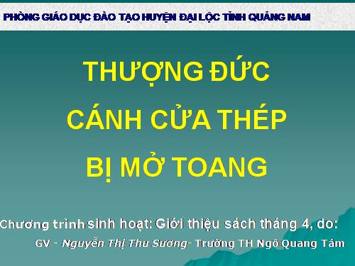 Thuong Duc - Chien truong xua