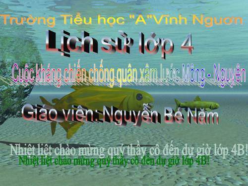 Bài 14. Cuộc kháng chiến chống quân xâm lược Mông - Nguyên