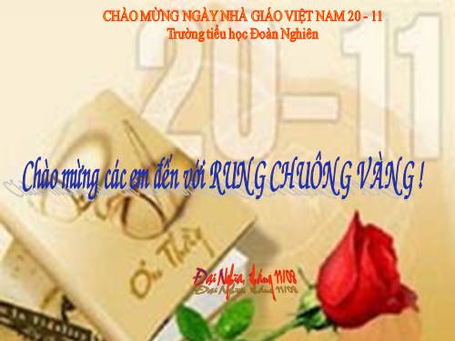 Rung chuông vàng Lớp 4