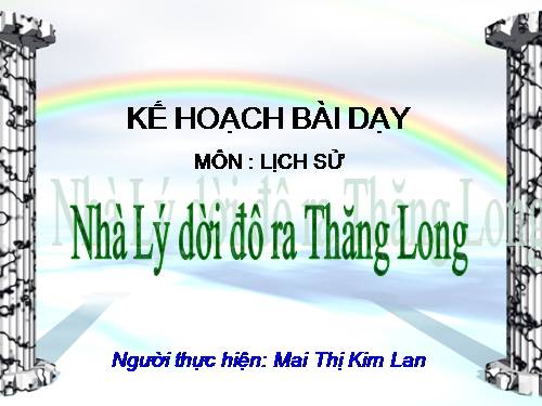 Bài 9. Nhà Lý dời đô ra Thăng Long