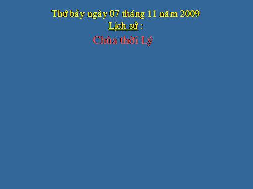 Bài 10. Chùa thời Lý