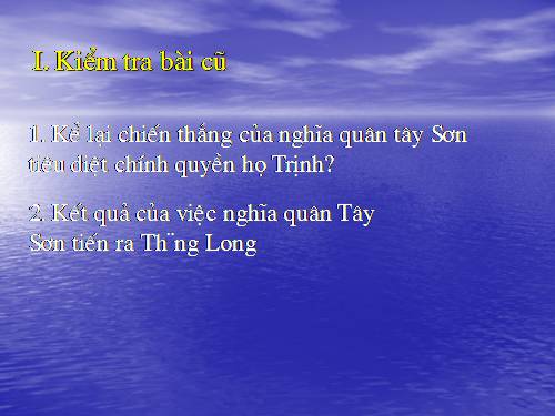 Bài 25. Quang Trung đại phá quân Thanh (Năm 1789)