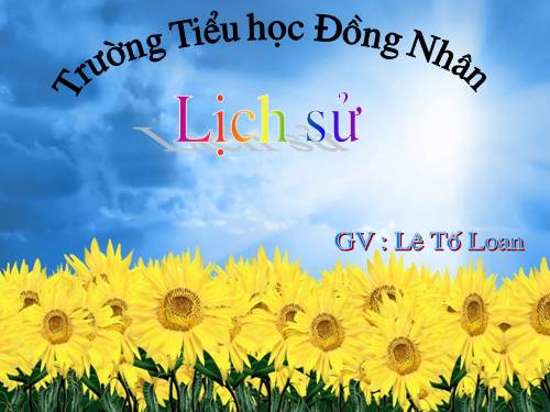 Bài 4. Khởi nghĩa Hai Bà Trưng (Năm 40)