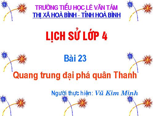 Bài 25. Quang Trung đại phá quân Thanh (Năm 1789)