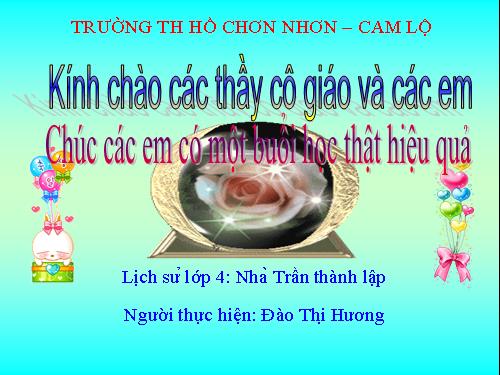 Bài 12. Nhà Trần thành lập
