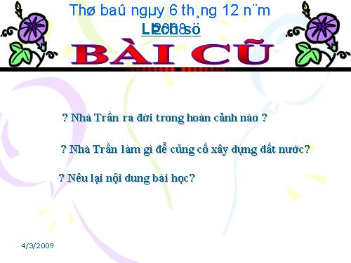 Bài 13. Nhà Trần và việc đắp đê