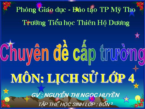 Bài 16. Chiến thắng Chi Lăng