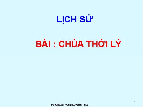 Bài 10. Chùa thời Lý