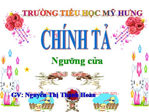 Tuần 8. Ngưỡng cửa