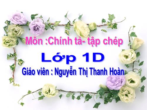 Tuần 6. Mời vào