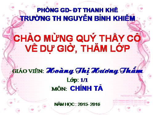 Tuần 1. Trường em