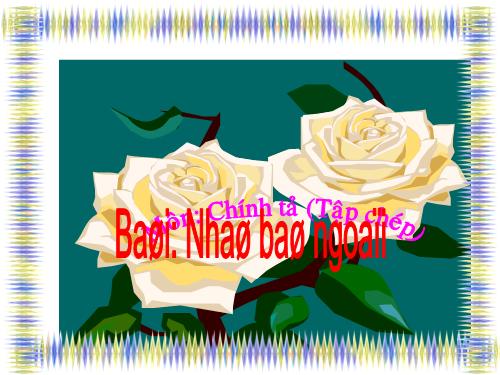 Tuần 3. Nhà bà ngoại