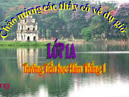 Tuần 9. Hồ Gươm