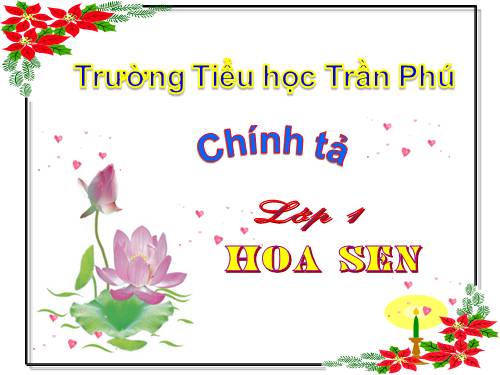 Tuần 6. Hoa sen