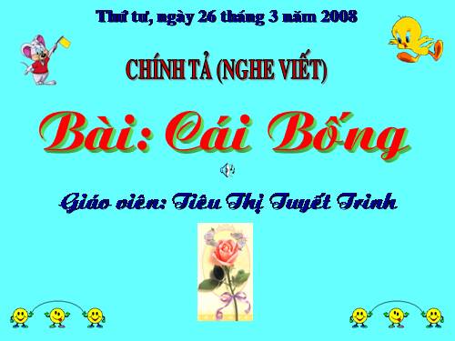 Tuần 2. Cái Bống