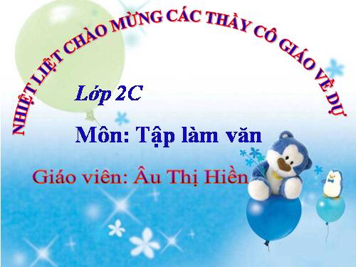 Tuần 13. Kể về gia đình