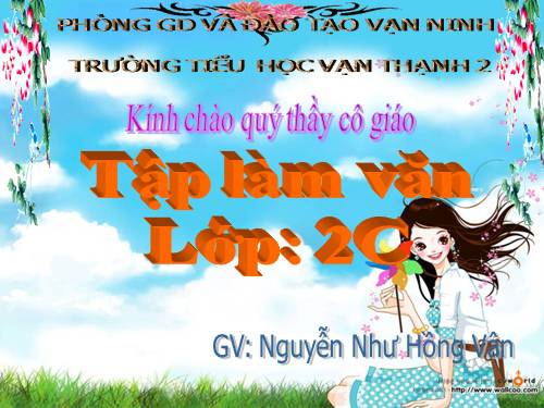 Tuần 20. Tả ngắn về bốn mùa