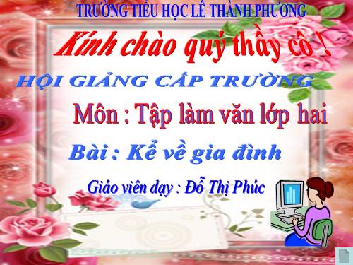 Tuần 13. Kể về gia đình