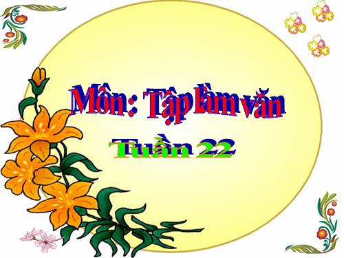 Tuần 22. Đáp lời xin lỗi. Tả ngắn về loài chim