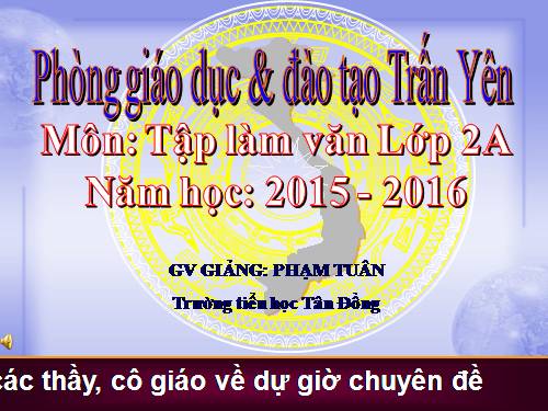 Tuần 26. Đáp lời đồng ý. Tả ngắn về biển