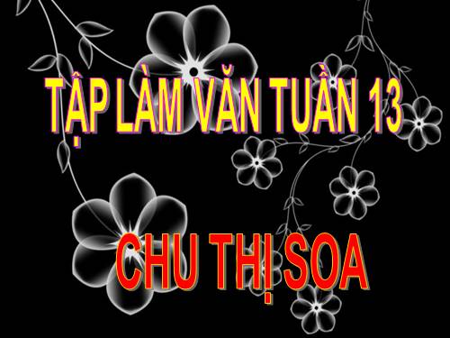 Tuần 13. Kể về gia đình