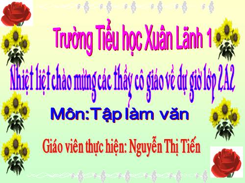 Tuần 20. Tả ngắn về bốn mùa