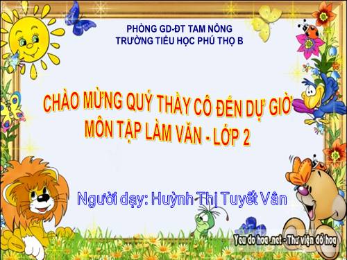 Tuần 21. Đáp lời cảm ơn. Tả ngắn về loài chim