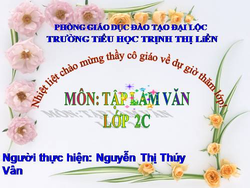 Tuần 28. Đáp lời chia vui. Tả ngắn về cây cối