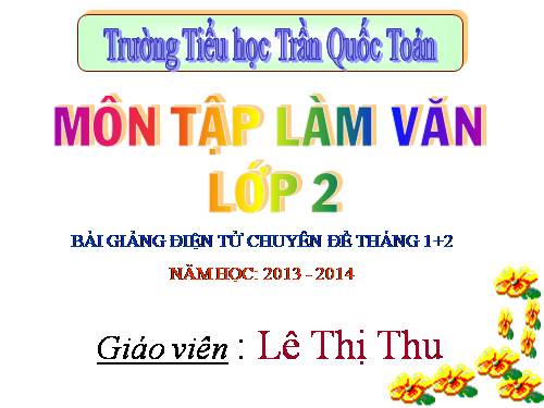 Tuần 21. Đáp lời cảm ơn. Tả ngắn về loài chim