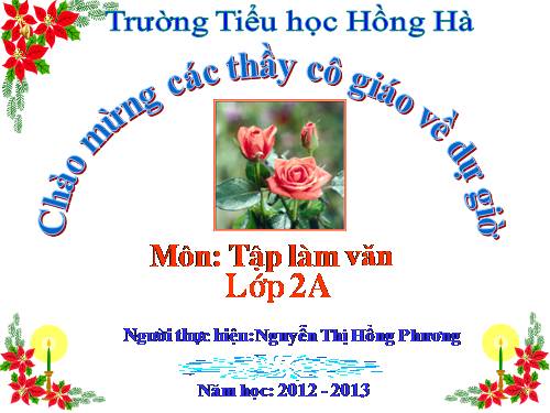 Tuần 13. Kể về gia đình