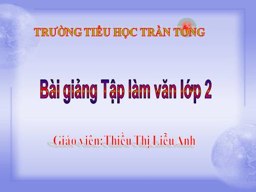 Tuần 26. Đáp lời đồng ý. Tả ngắn về biển