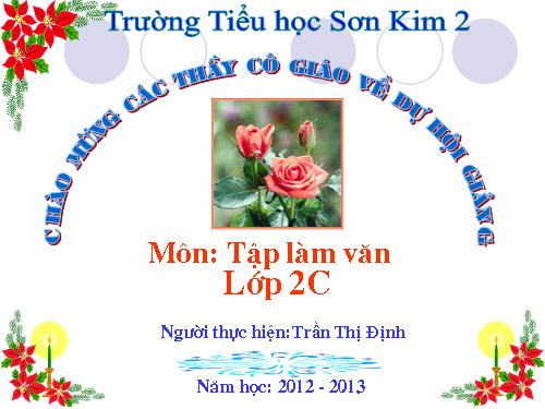 Tuần 10. Kể về người thân