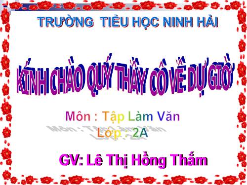 Tuần 8. Mời, nhờ, yêu cầu, đề nghị. Kể ngắn theo câu hỏi