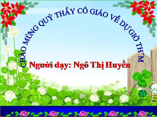 Tuần 30. Nghe - trả lời câu hỏi