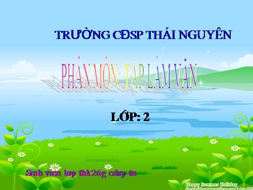 Tuần 13. Kể về gia đình