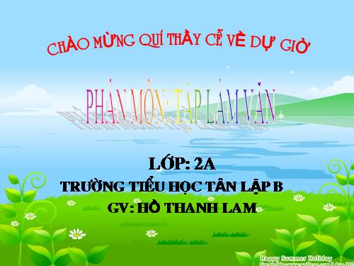 Tuần 13. Kể về gia đình