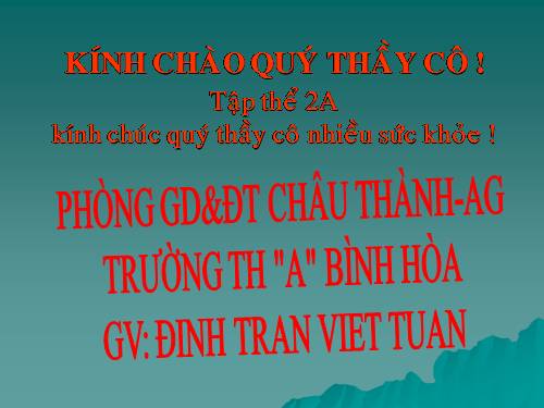 Tuần 10. Kể về người thân