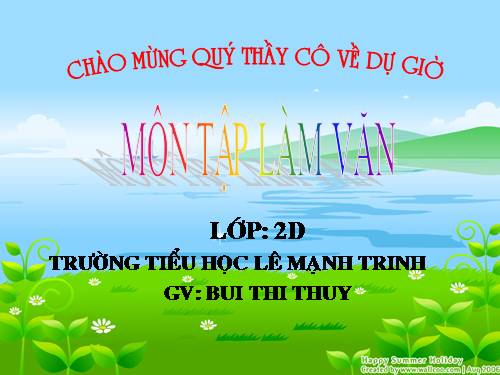 Tuần 13. Kể về gia đình