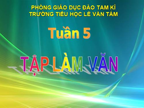 Tuần 5. Trả lời câu hỏi. Đặt tên cho bài. Luyện tập về mục lục sách