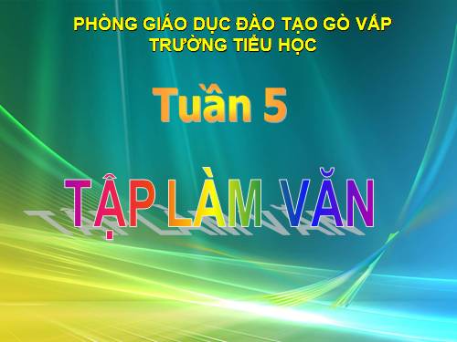 Tuần 5. Trả lời câu hỏi. Đặt tên cho bài. Luyện tập về mục lục sách