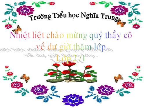 Tuần 19. Đáp lời chào, lời tự giới thiệu