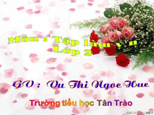 Tuần 19. Đáp lời chào, lời tự giới thiệu