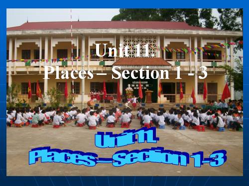 Unit 11. Places