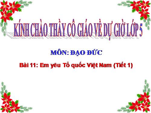 Bài 1. Em là học sinh lớp 5