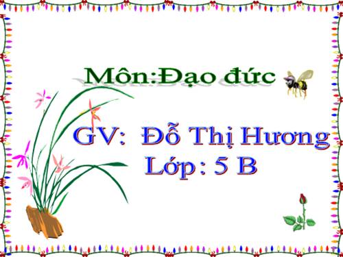 Bài 5. Tình bạn