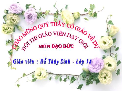 Bài 6. Kính già, yêu trẻ