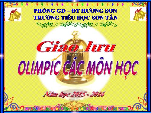 Giao lưu các môn học lớp 5