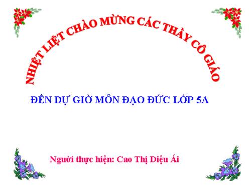 Bài 8. Hợp tác với những người xung quanh